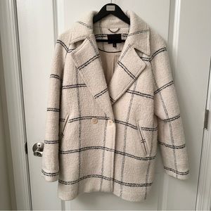 BR Oversized Italian Boucle Cocoon Coat